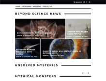 Tablet Screenshot of beyondscience.net